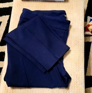 Womens Pull-On Dress Pants Navy